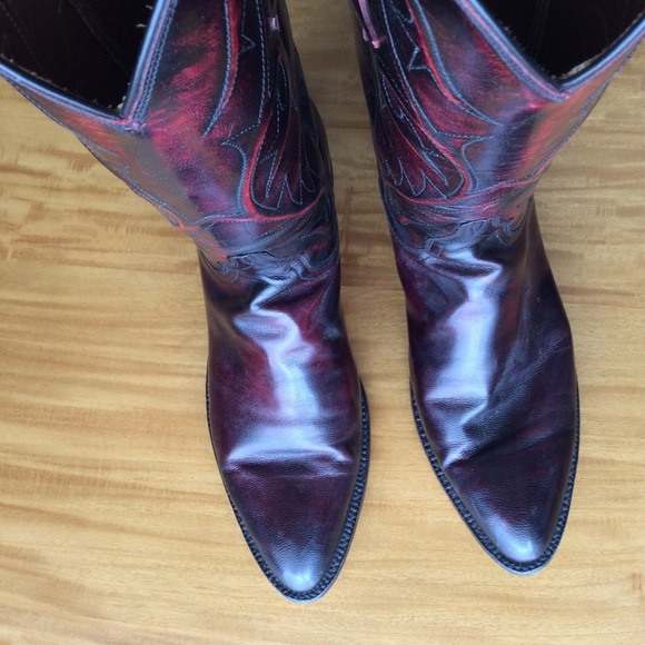 Lucchese  Boots Vintage Size 7.5B - Picture 2 of 7